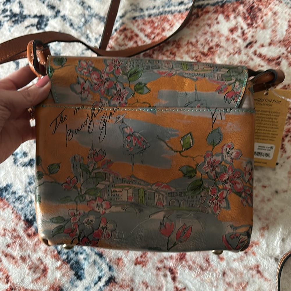 Patricia Nash Leandra Beautiful Girl leather bag NWT - Picture 6 of 8